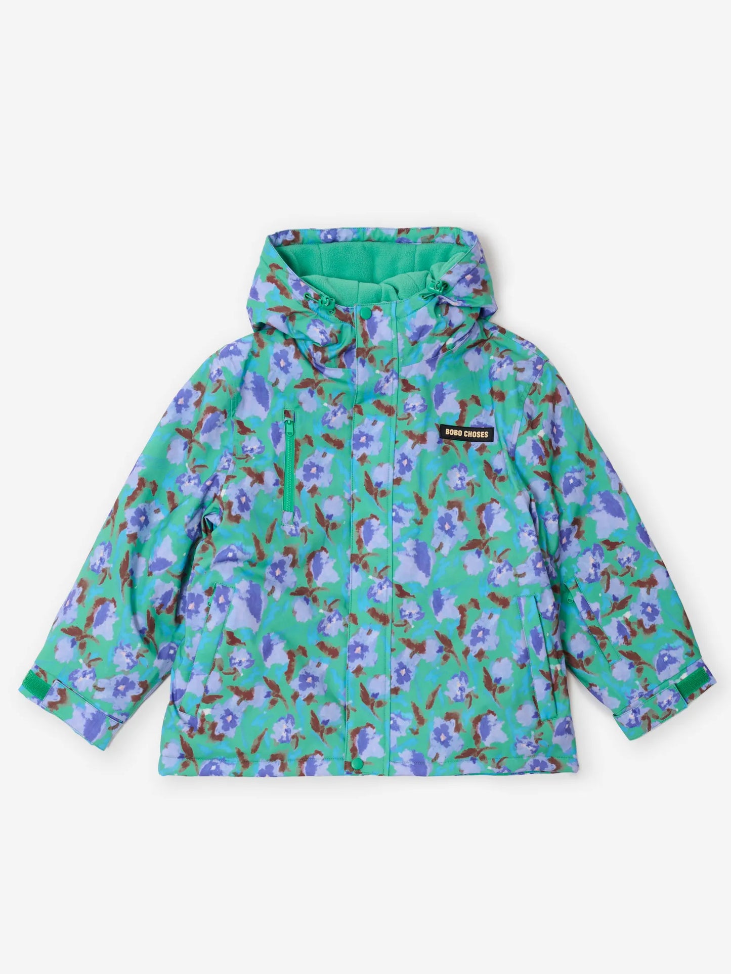Watercolor all over ski anorak