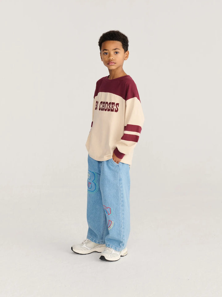 Bobo Choses Embossed denim pants