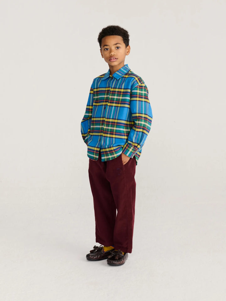 Tartan 전체 무늬 셔츠