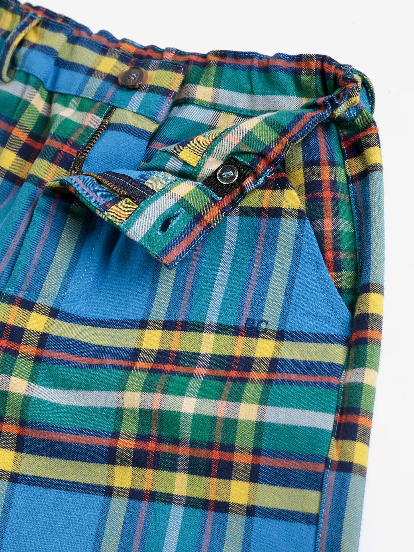 Tartan all over woven pants