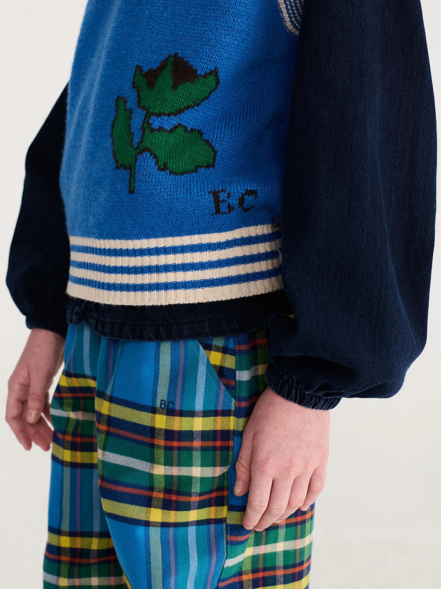 Tartan all over woven pants
