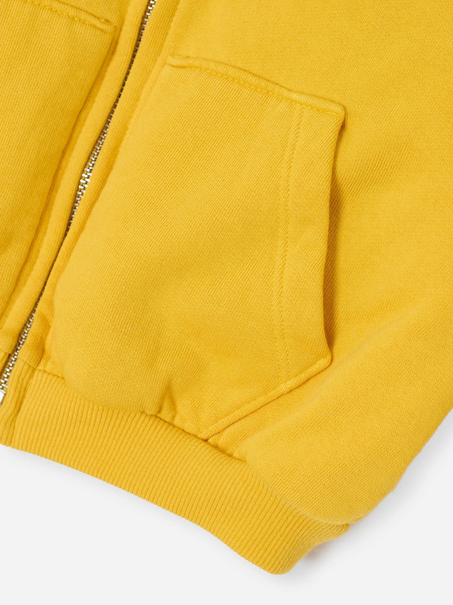 B.C. Embossed zipped hoodie