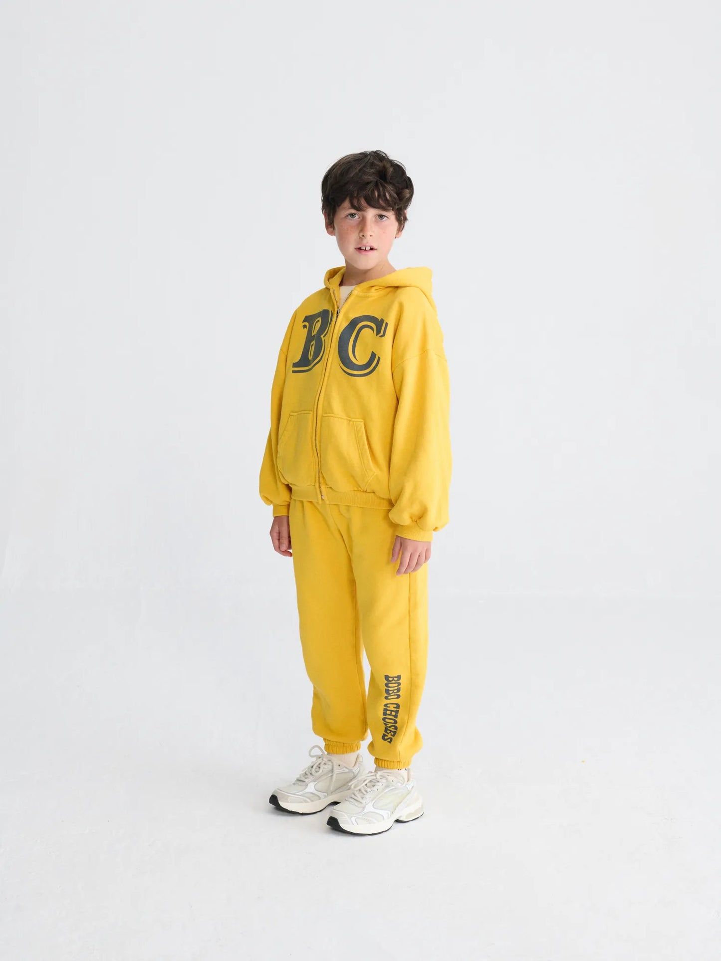 B.C. Embossed zipped hoodie