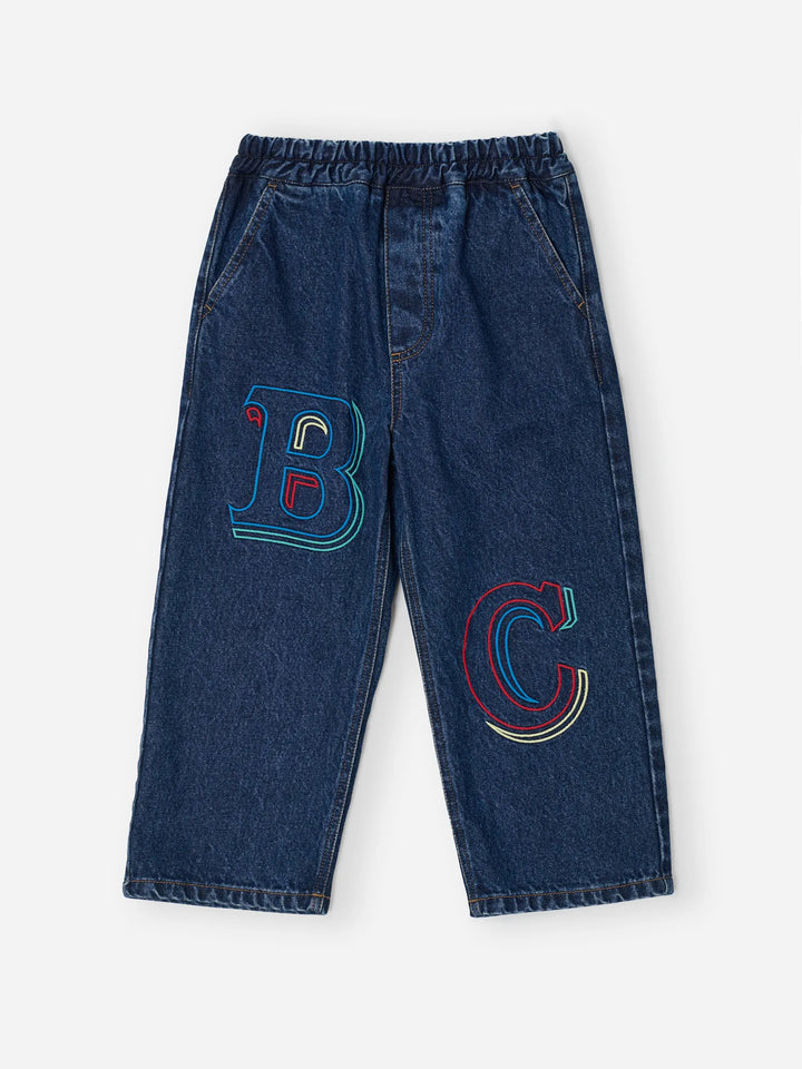 Bobo Choses Embossed denim pants