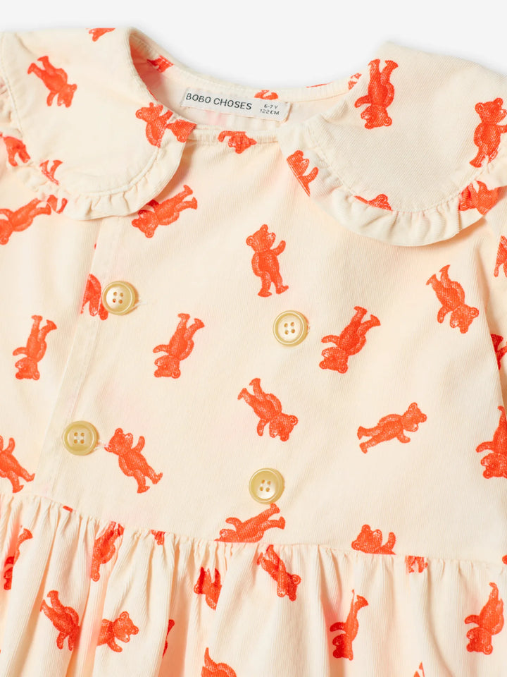 Softpaw Monster all over corduroy dress