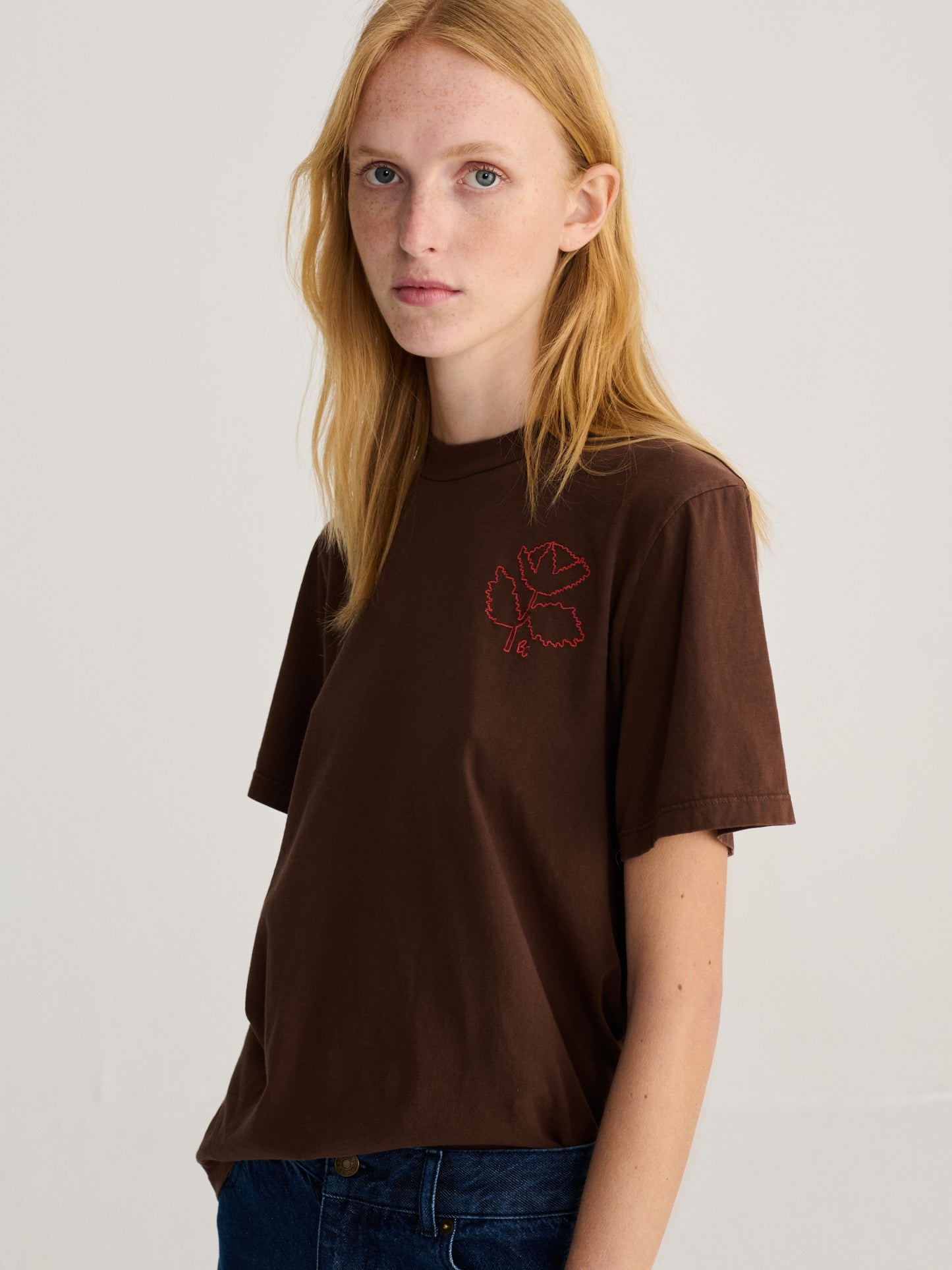 Samarreta Red Vibrant Flower