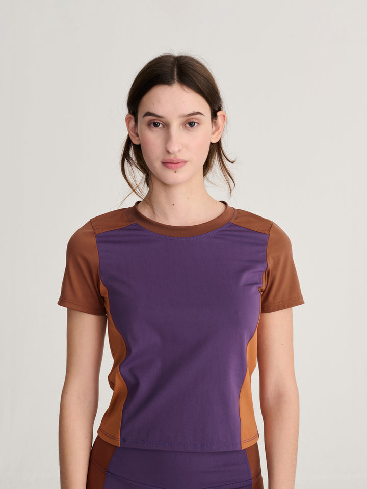 Color block sporty T-shirt