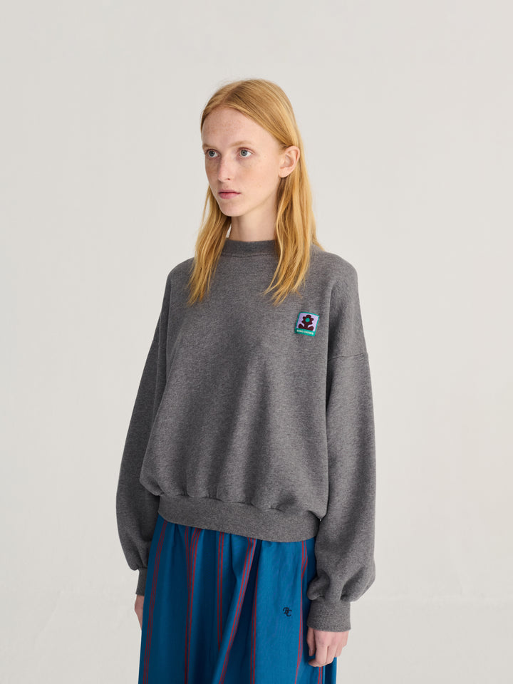 Lilac tag relaxed sweatshirt
