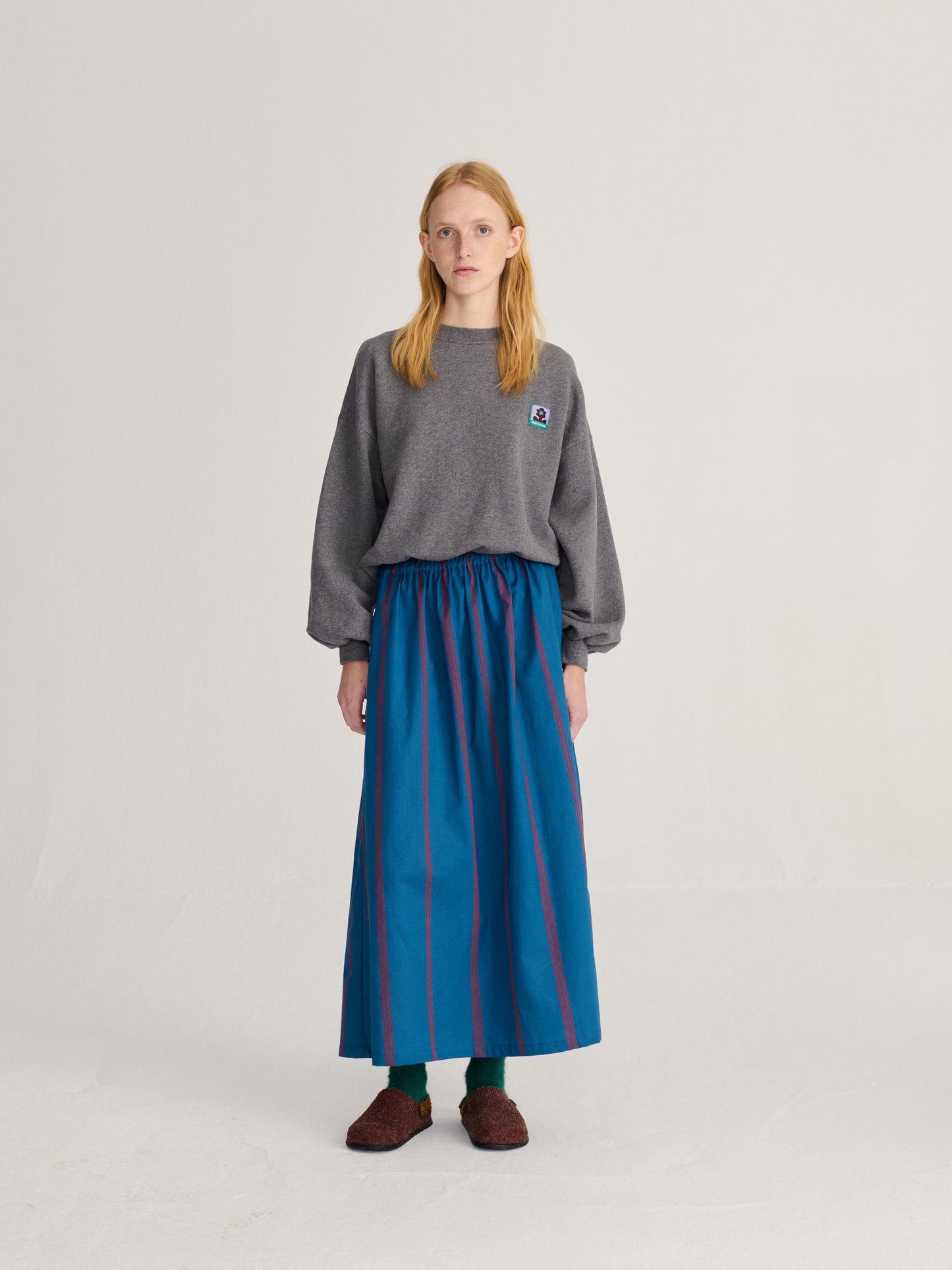 Lilac tag relaxed sweatshirt