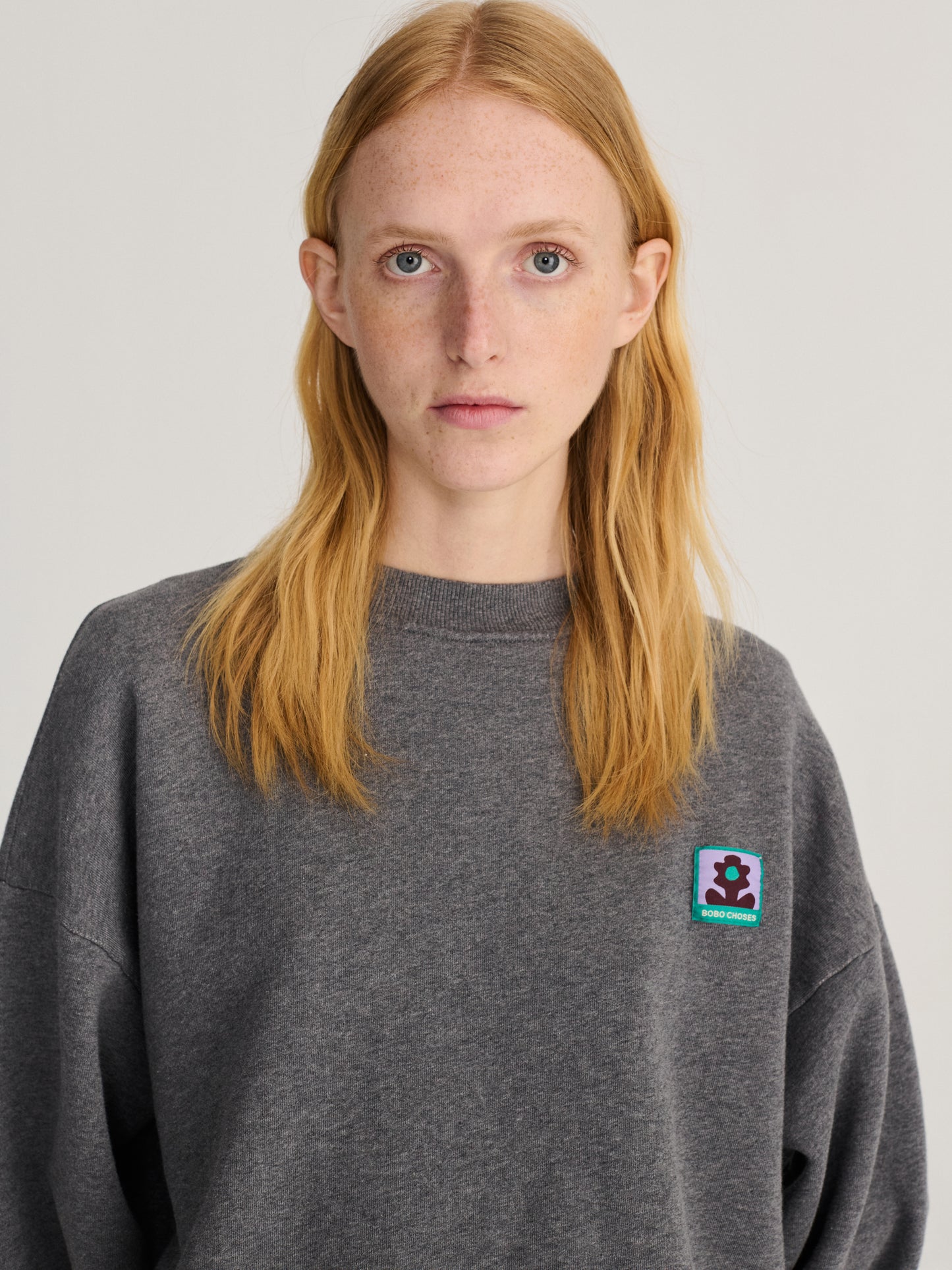 Lilac tag relaxed sweatshirt