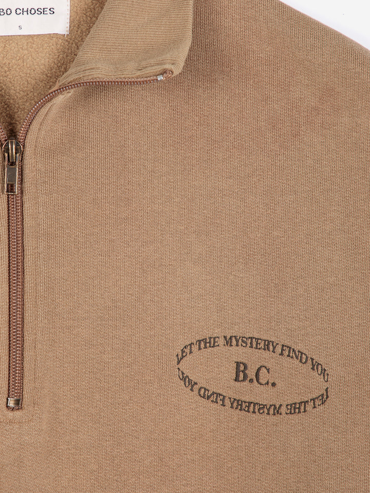 Half zip relaxed sweatshirt