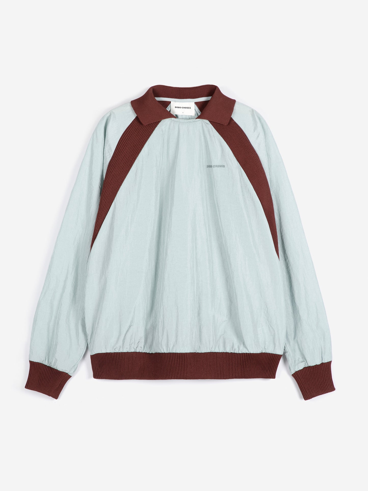 Shinny nylon sweatshirt