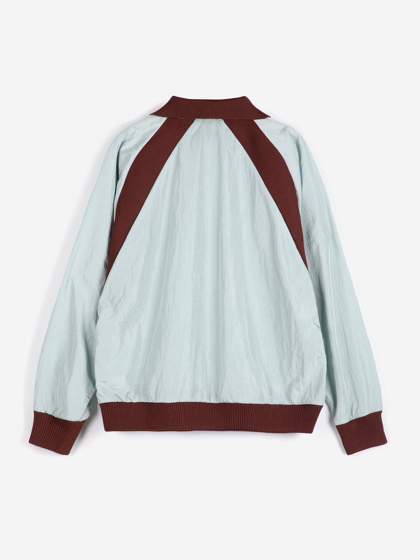 Shinny nylon sweatshirt