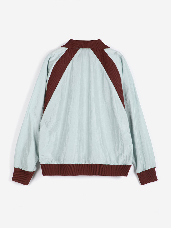 Shinny nylon sweatshirt