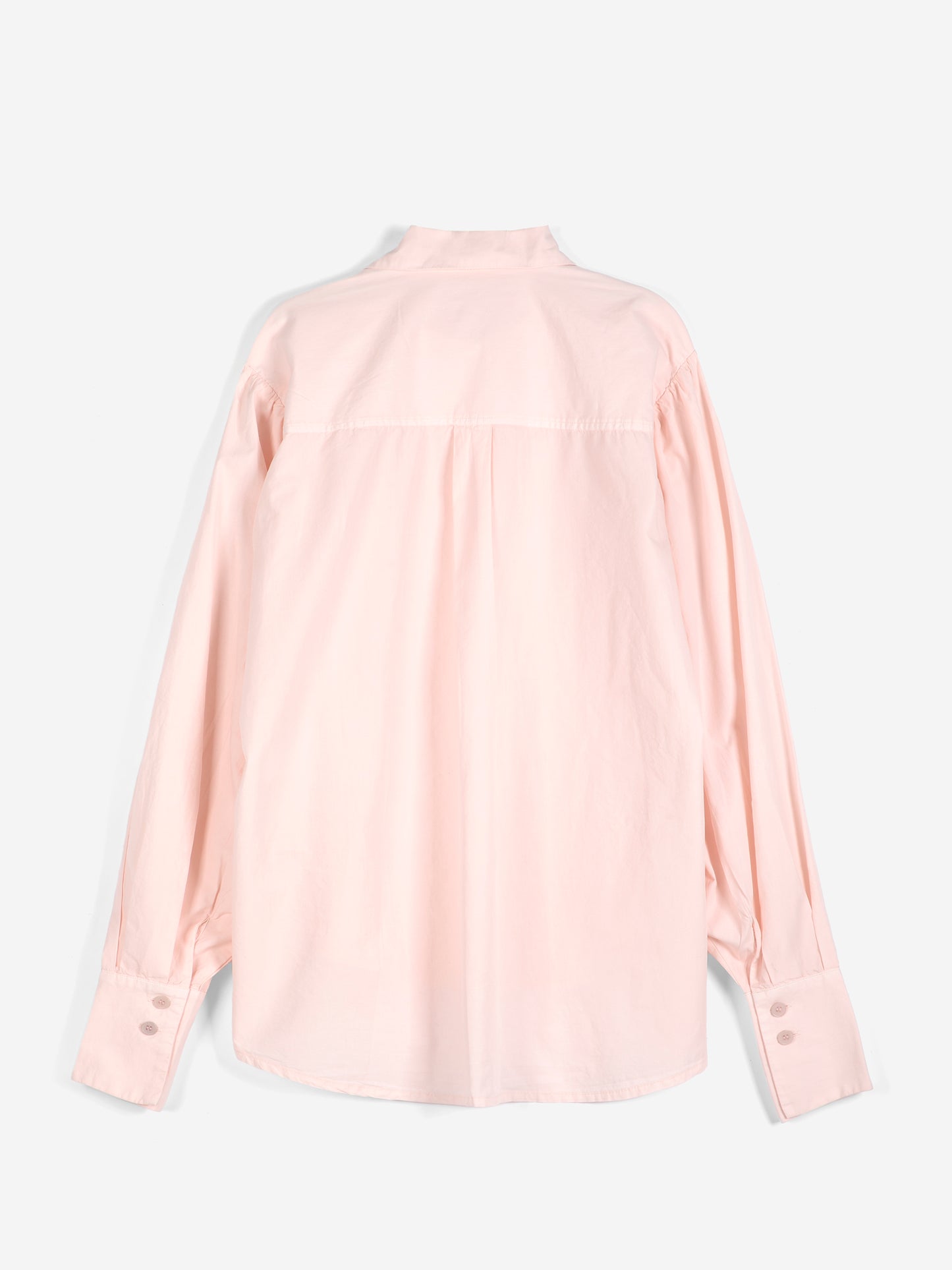 Plant Seal embroidery poplin shirt