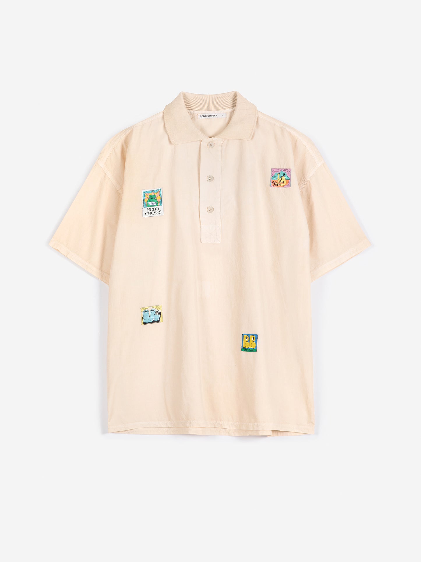 Polo de popelín oversize Bobo Labelled