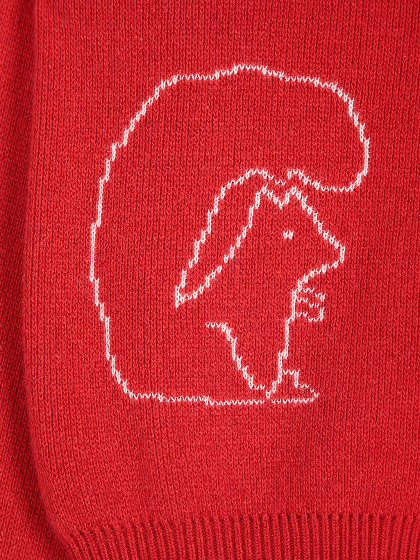 Forest Scene wool blend polo cardigan