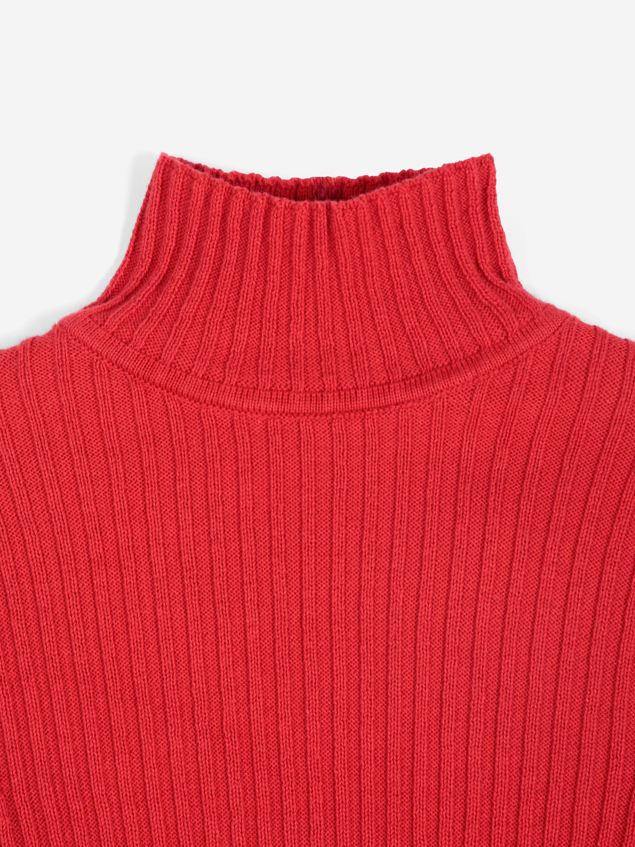 Color block cotton turtleneck jumper | Bobo Choses for Woman