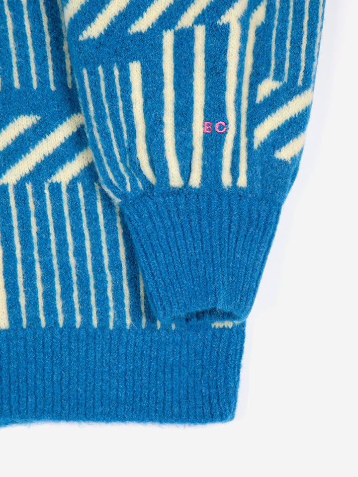 Maze jacquard jumper
