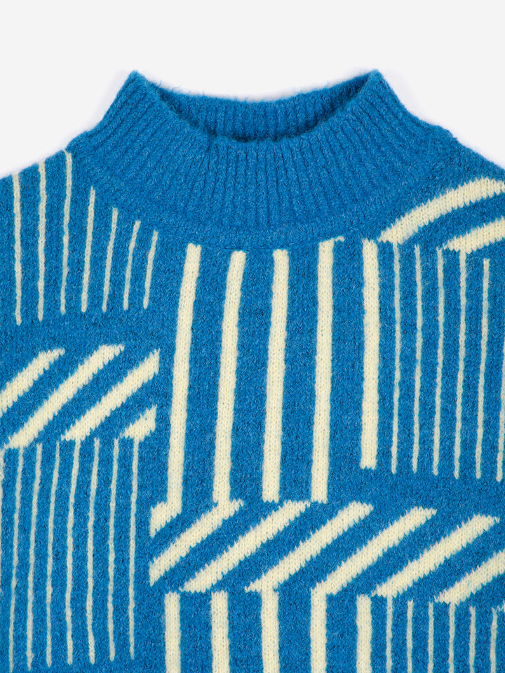Maze jacquard jumper