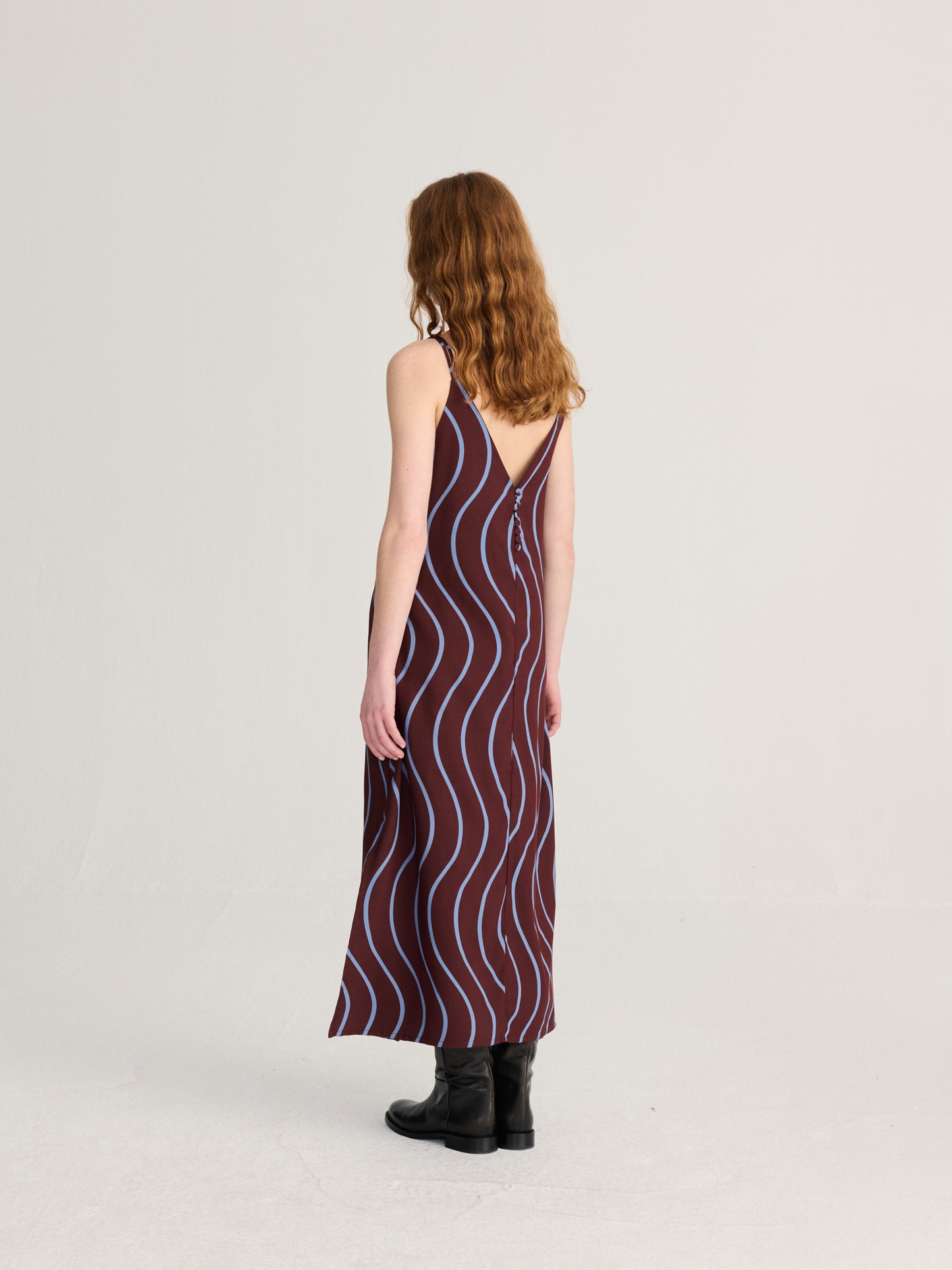 Vestit sense mànigues estampat Psicodelic Stripes