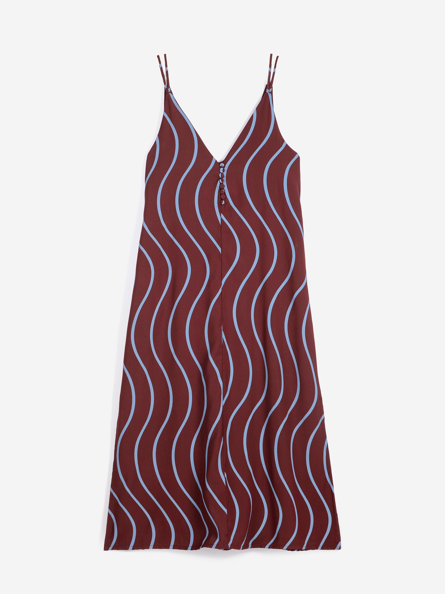 Vestit sense mànigues estampat Psicodelic Stripes