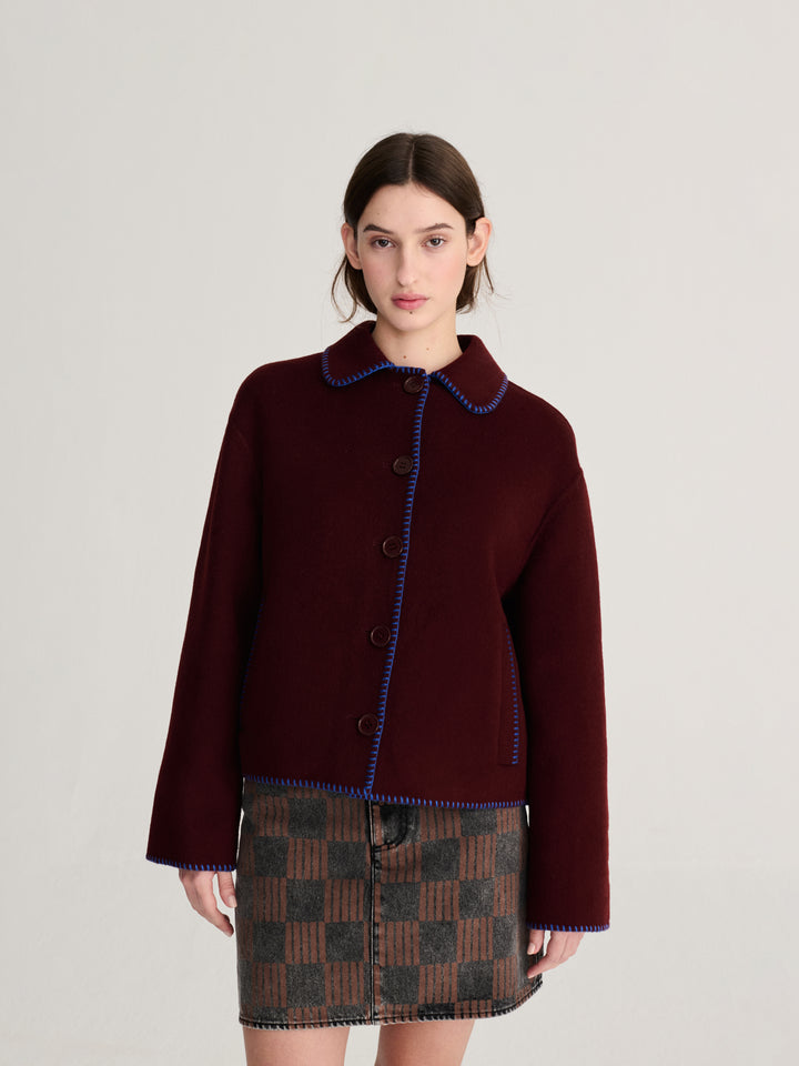 Hand made wool  jacket