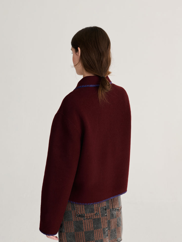 Hand made wool  jacket