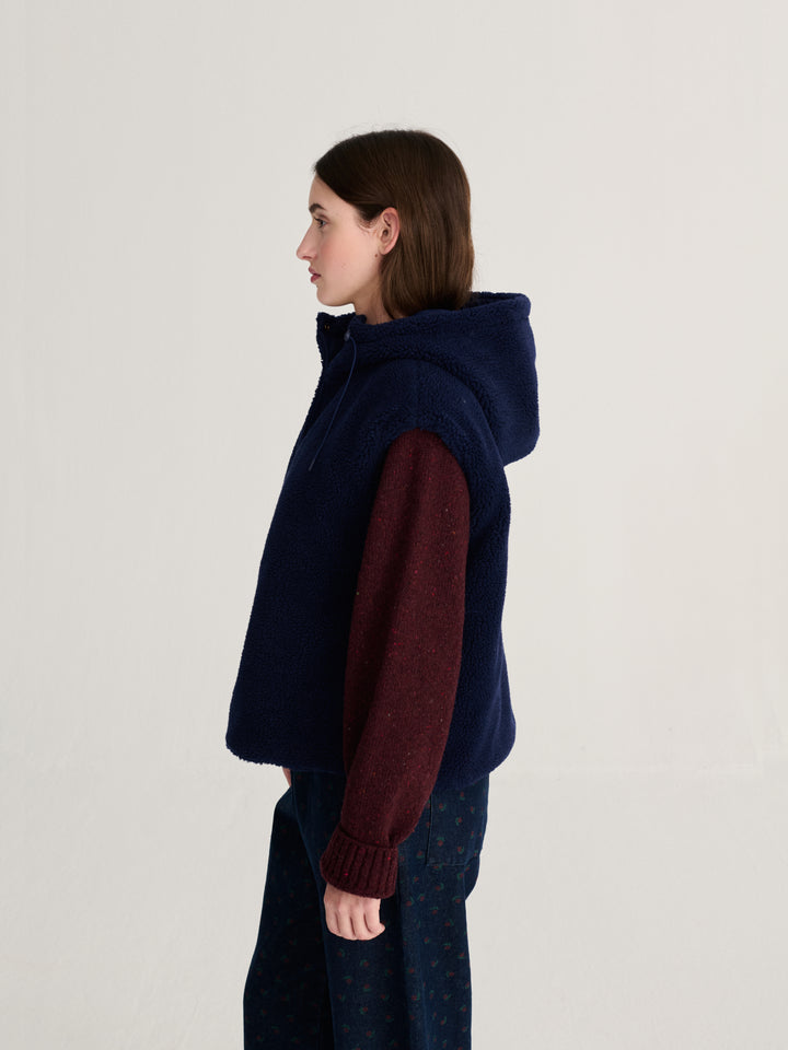 Reversible nylon vest