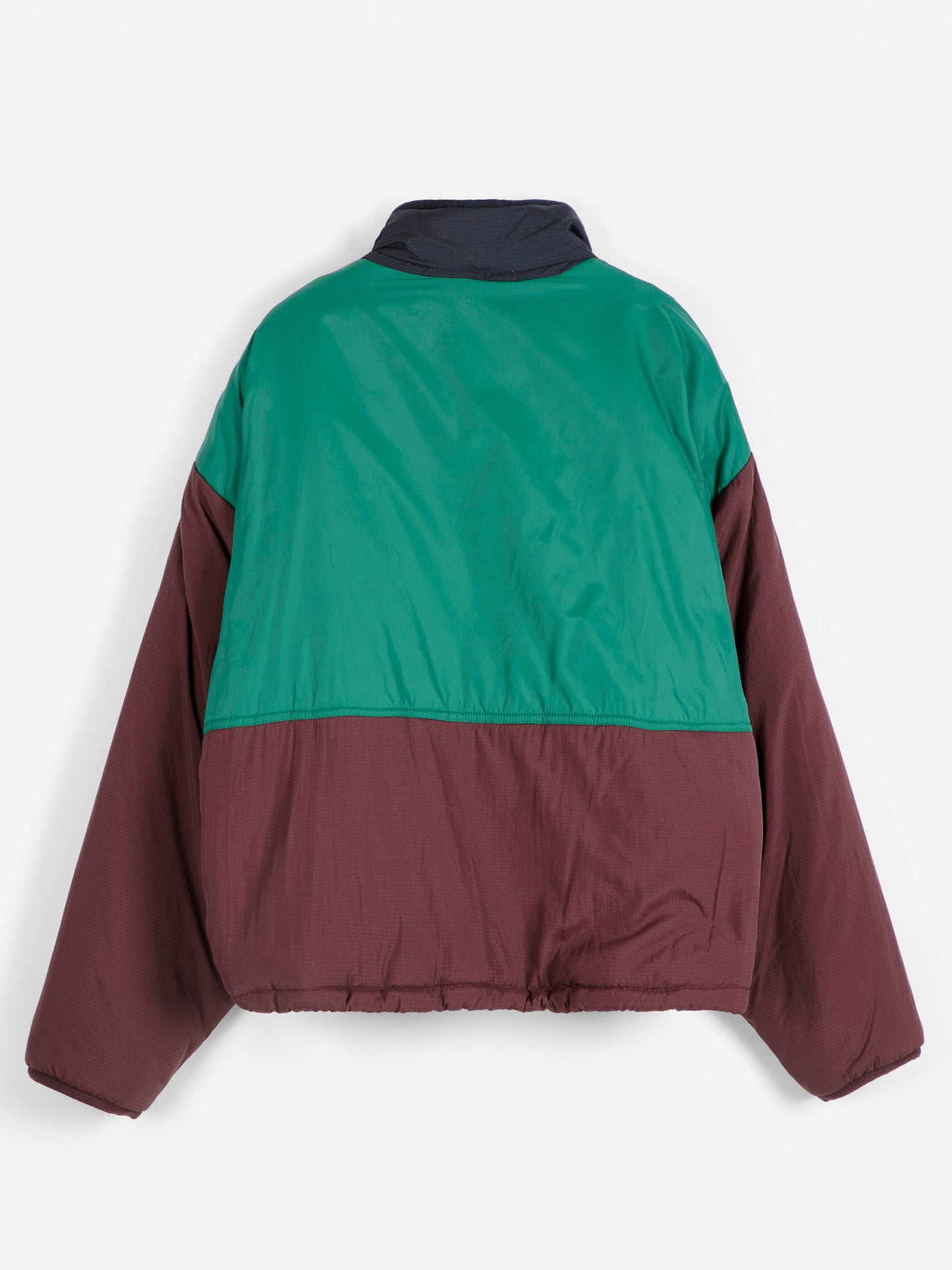 Reversible nylon cozy sherpa