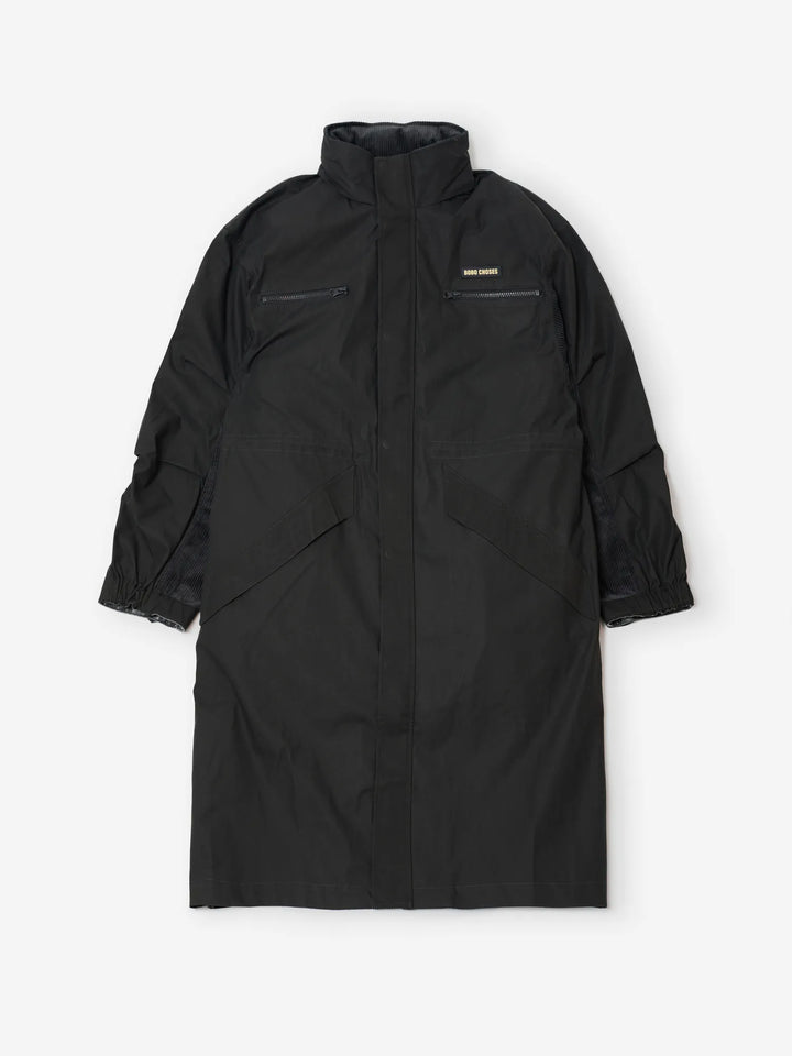 Waxed cotton parka