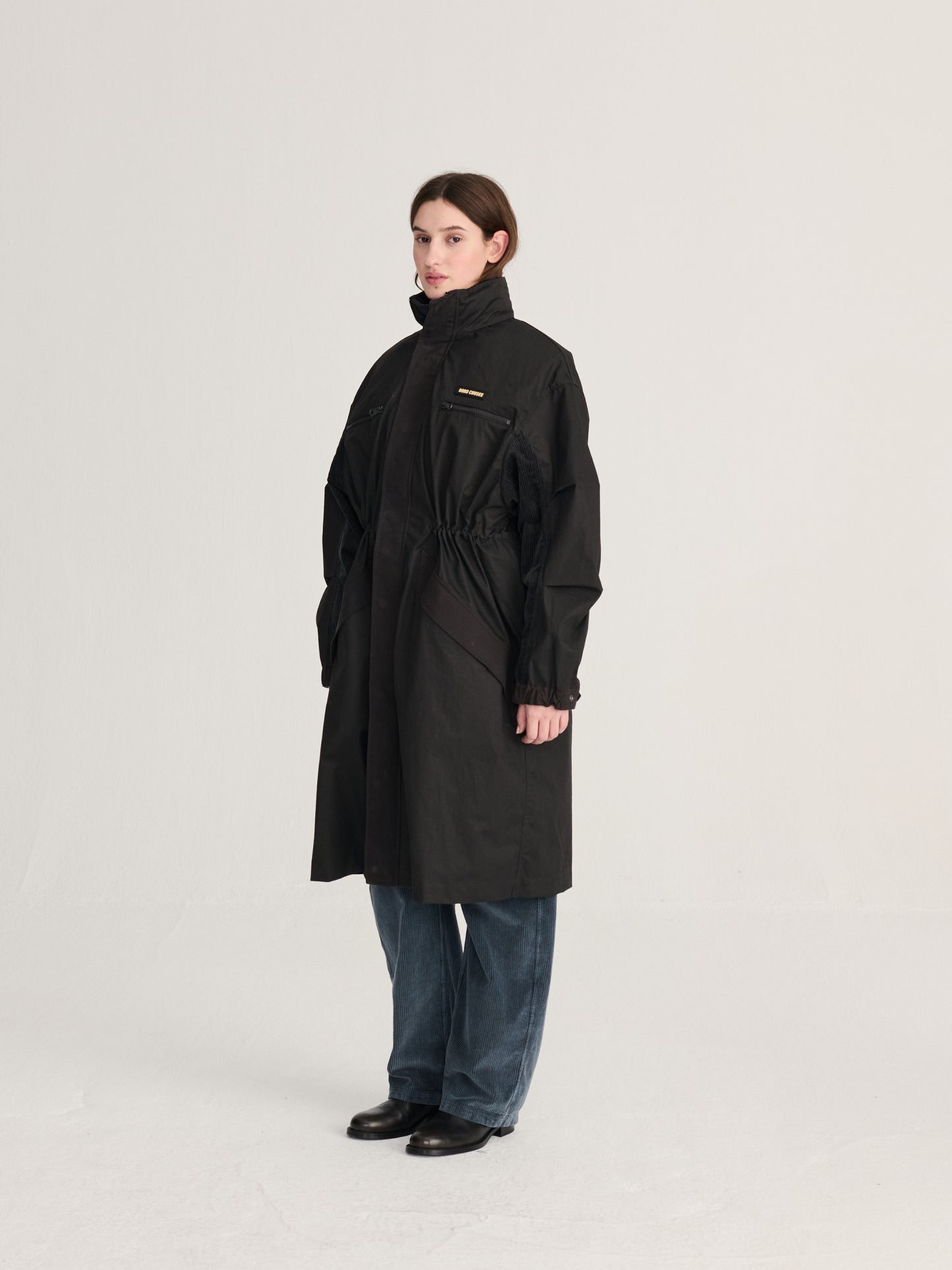 Waxed cotton parka