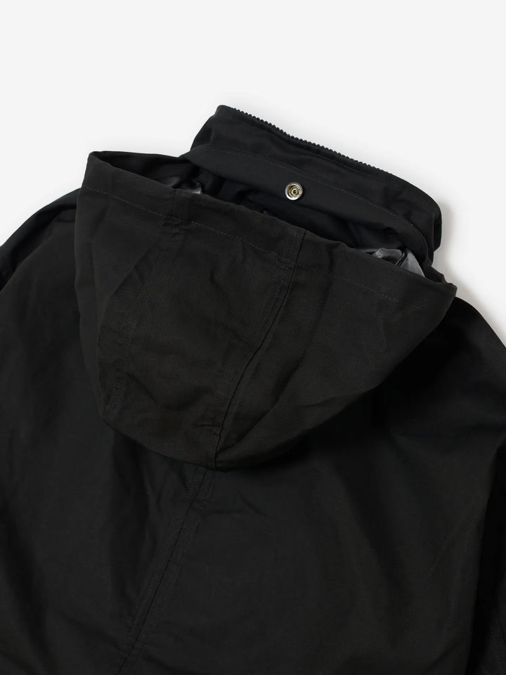 Waxed cotton parka