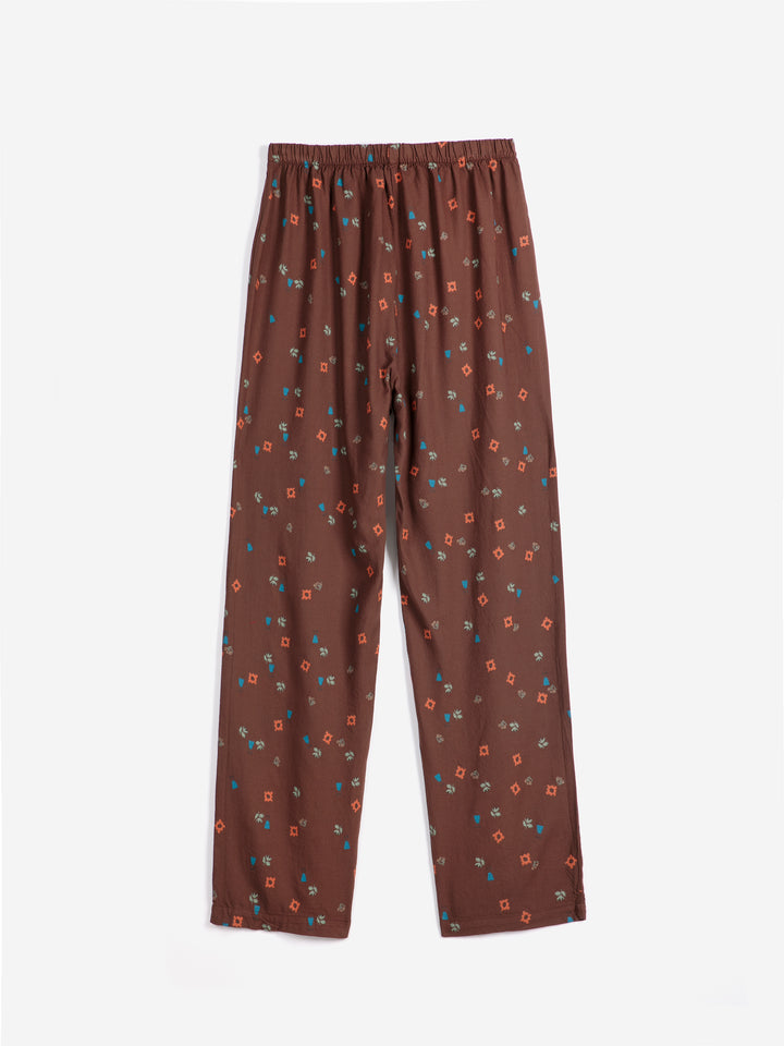 Blossom all over fluid flannel sleepwear set