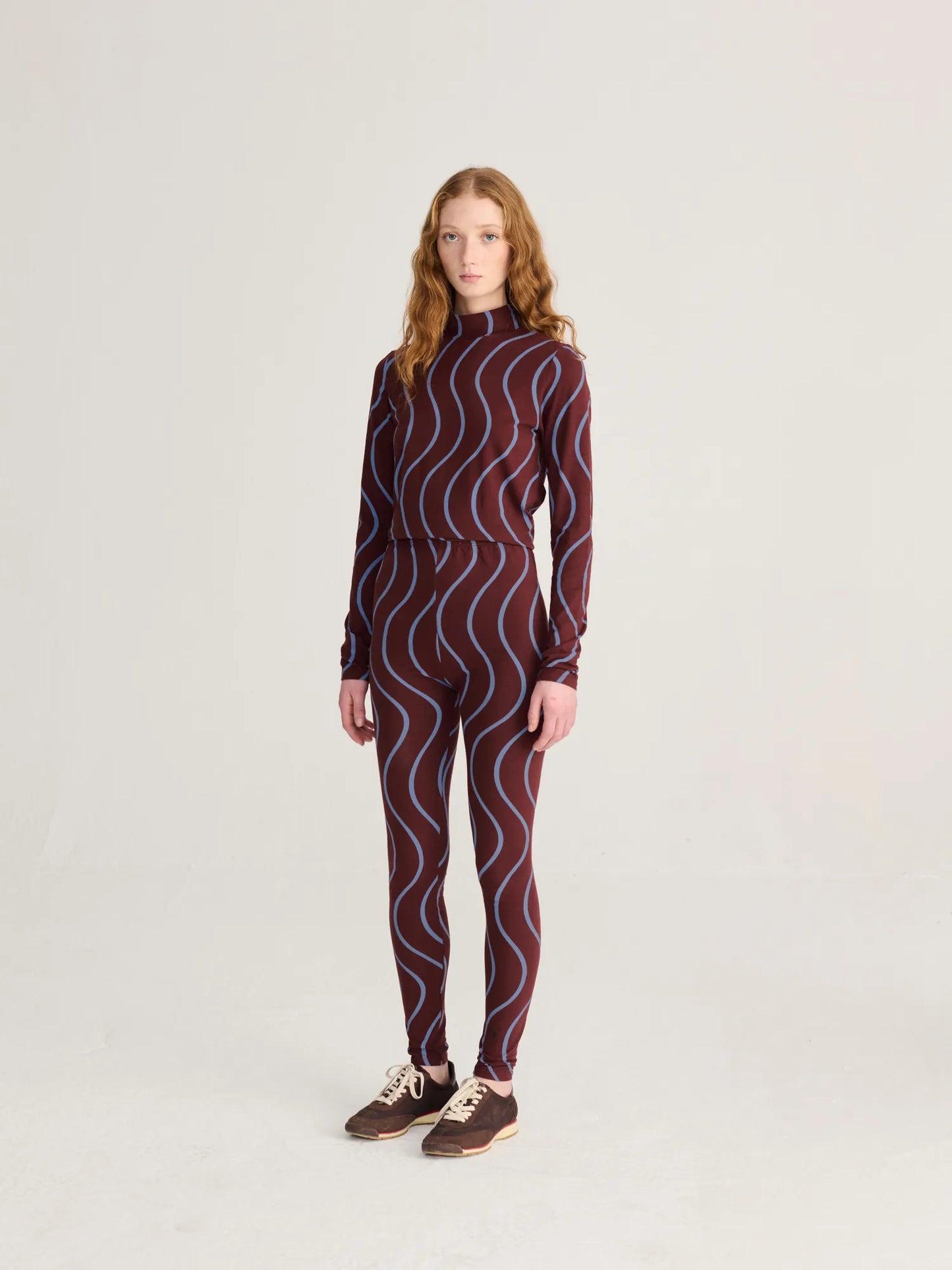 Psicodelic stripes all over leggings