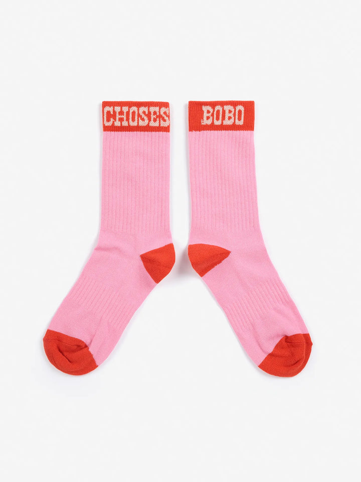Bobo Choses 분홍색 롱 삭스