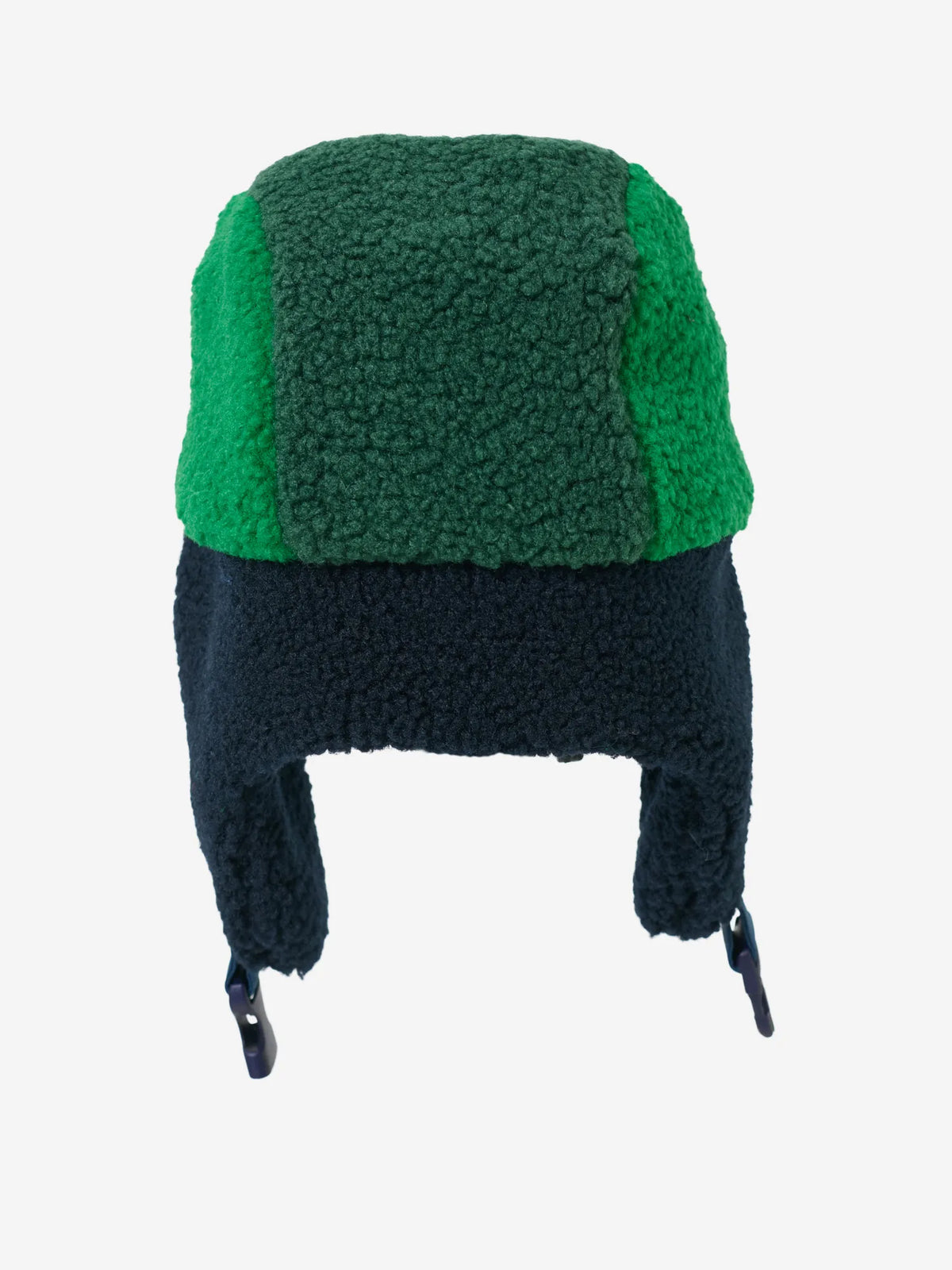 Bobo Choses 파란색 color block 양가죽 샤프카 모자