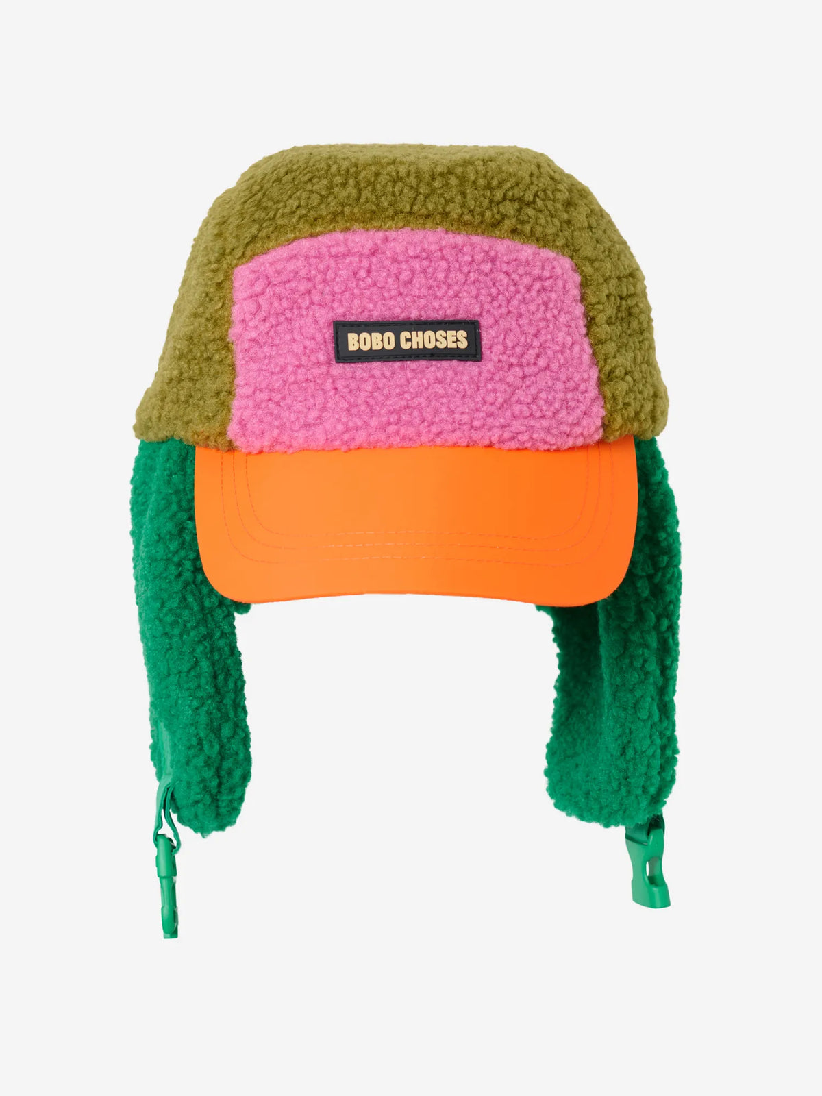 Bobo Choses color block 양가죽 샤프카 모자