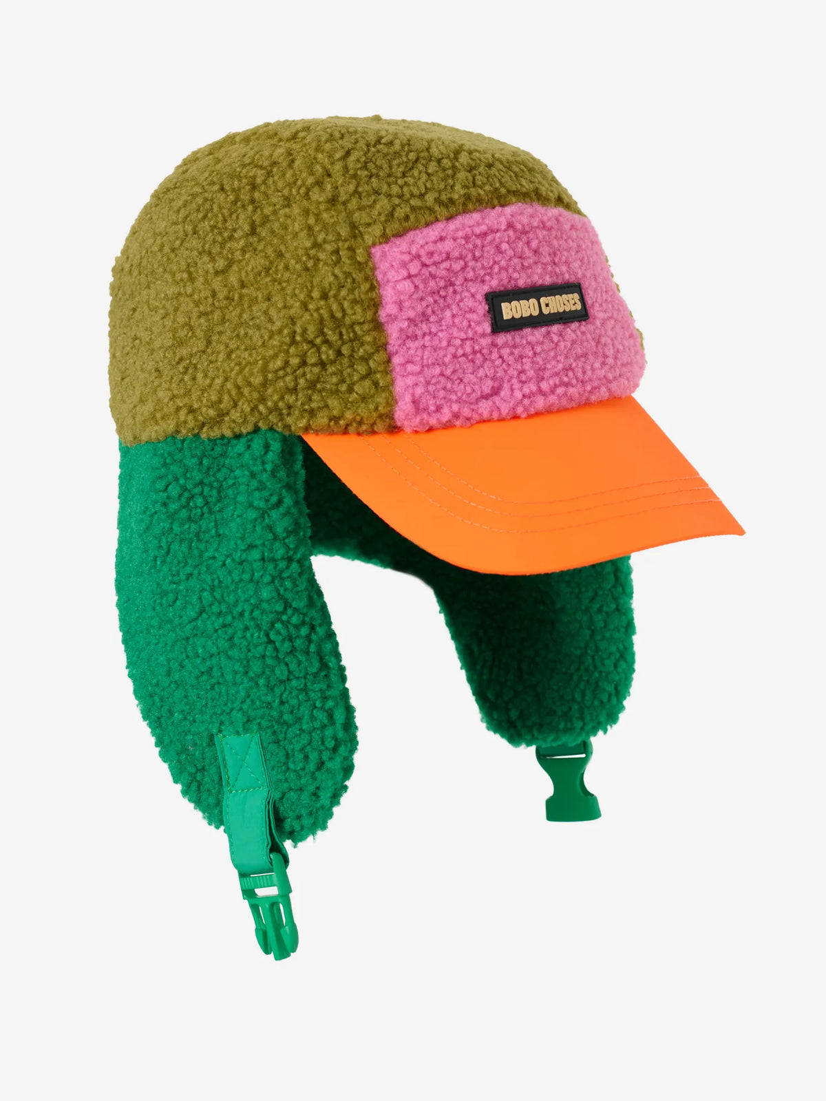 Bobo Choses color block 양가죽 샤프카 모자