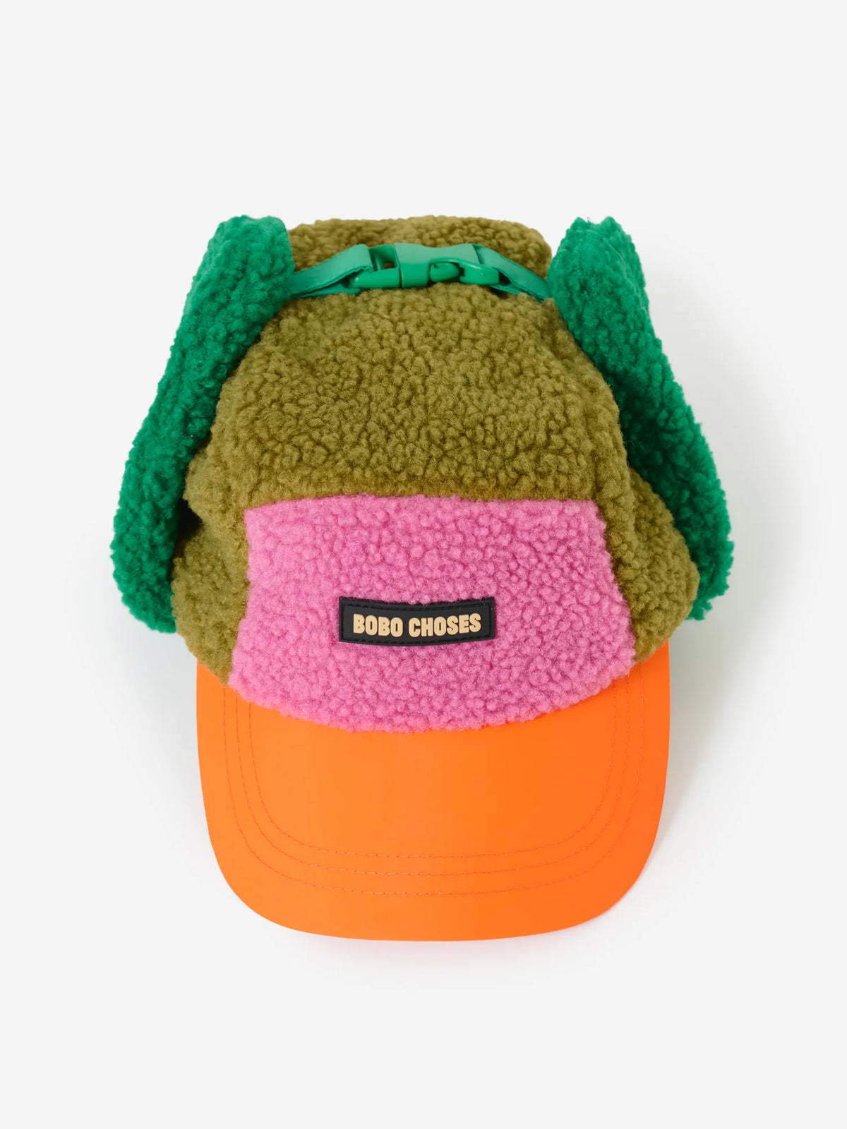 Bobo Choses color block 양가죽 샤프카 모자