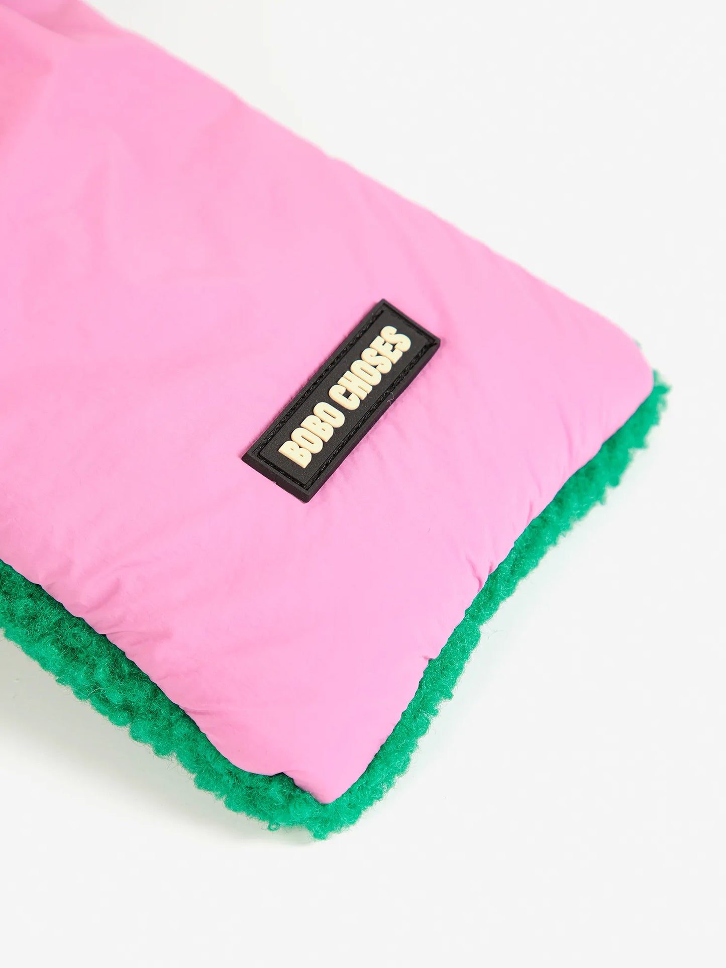 Tapaboques de borreguet rosa Color Block