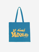 Bossa tote blava All About Monsters