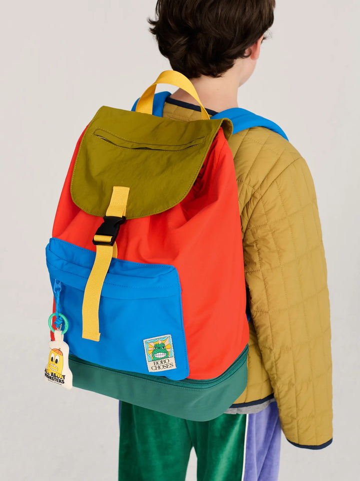 Beast Tag color block 백팩