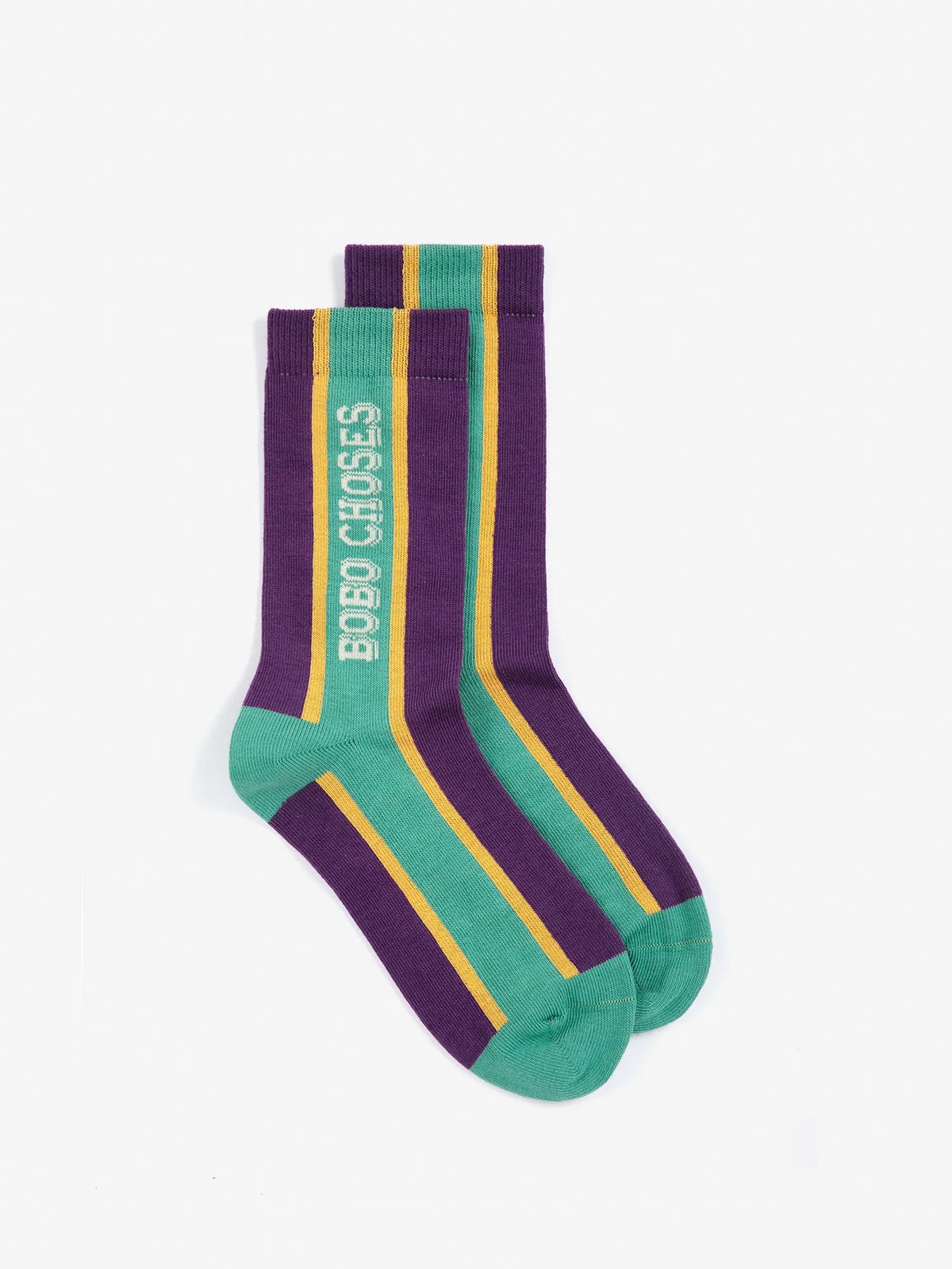 Extralange Socken Bobo Embossed Grün