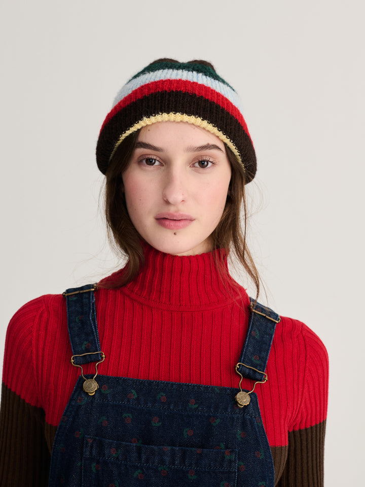 Striped beanie