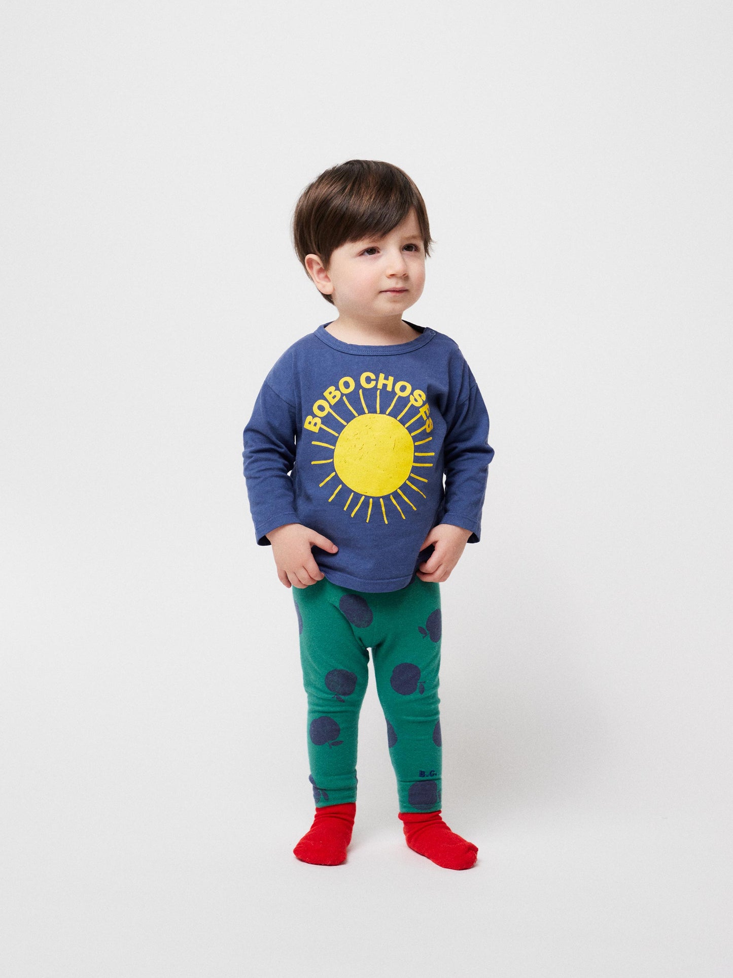 T-shirt bleu marine Bobo Choses Sun