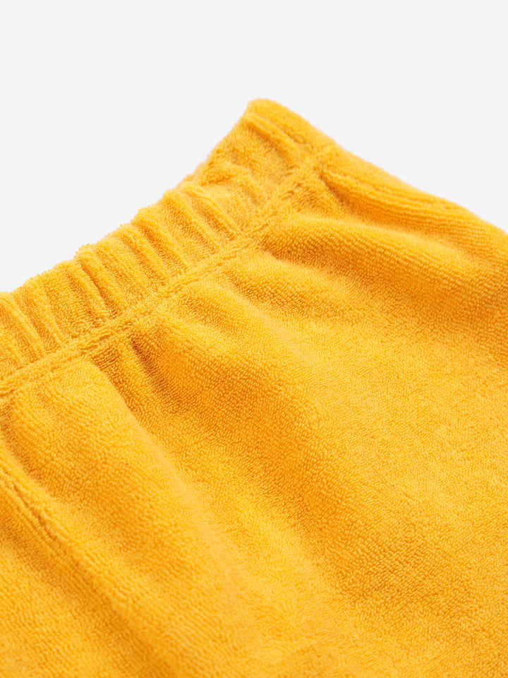 Poma yellow terry shorts
