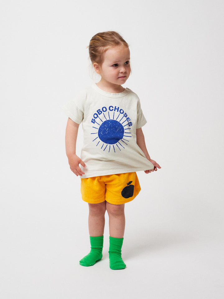 Poma yellow terry shorts