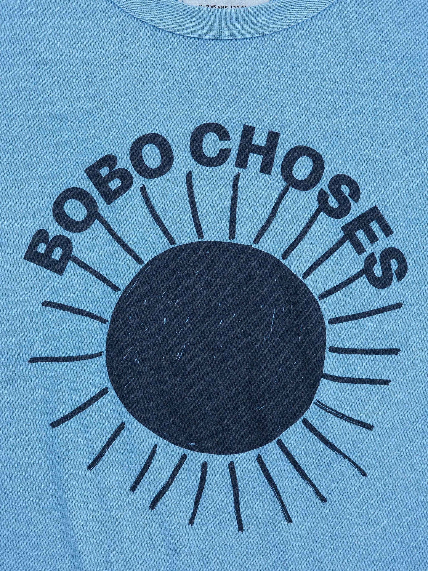 Bobo Choses Sun turquoise T-shirt
