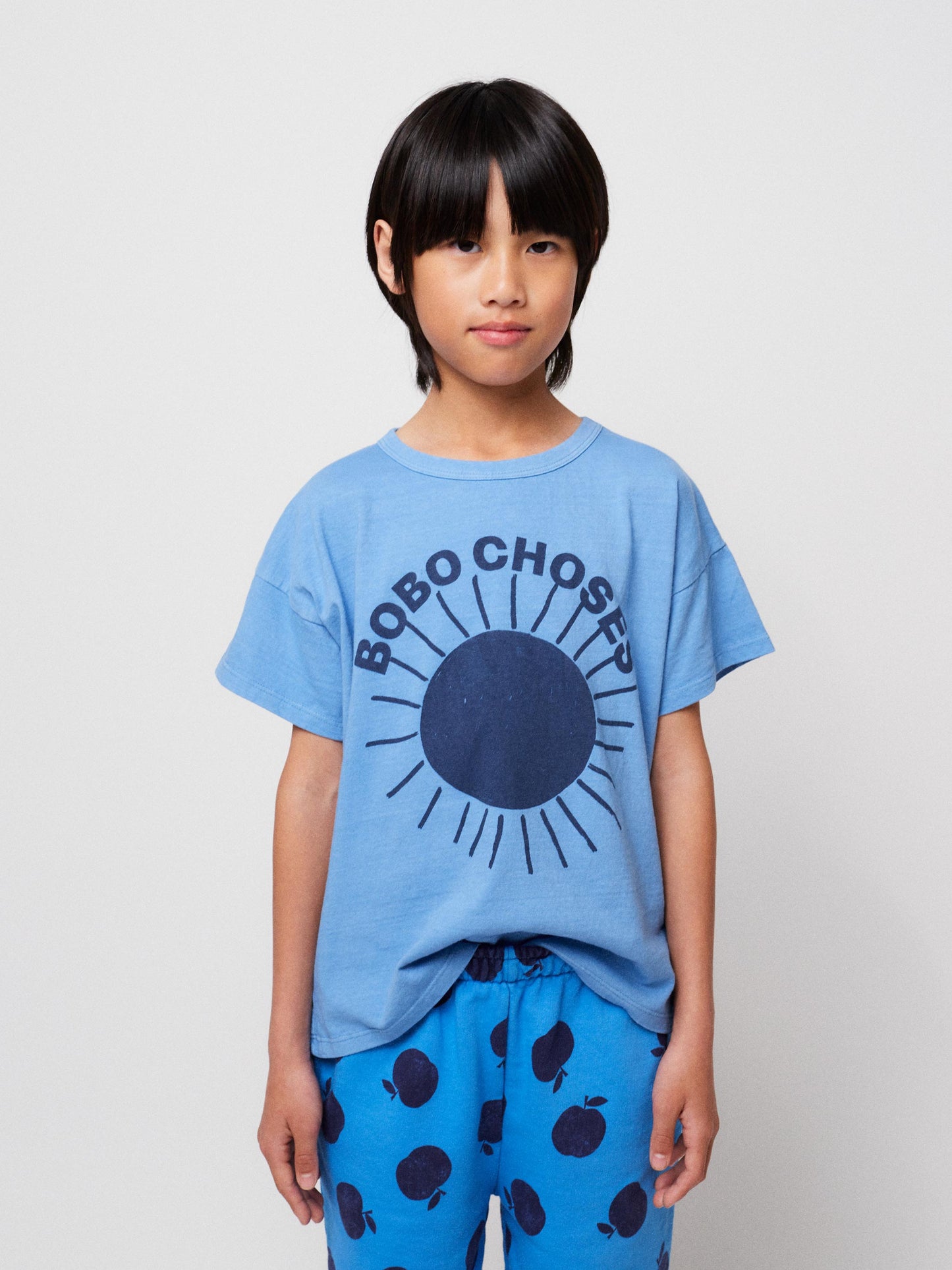 Bobo Choses Sun turquoise T-shirt